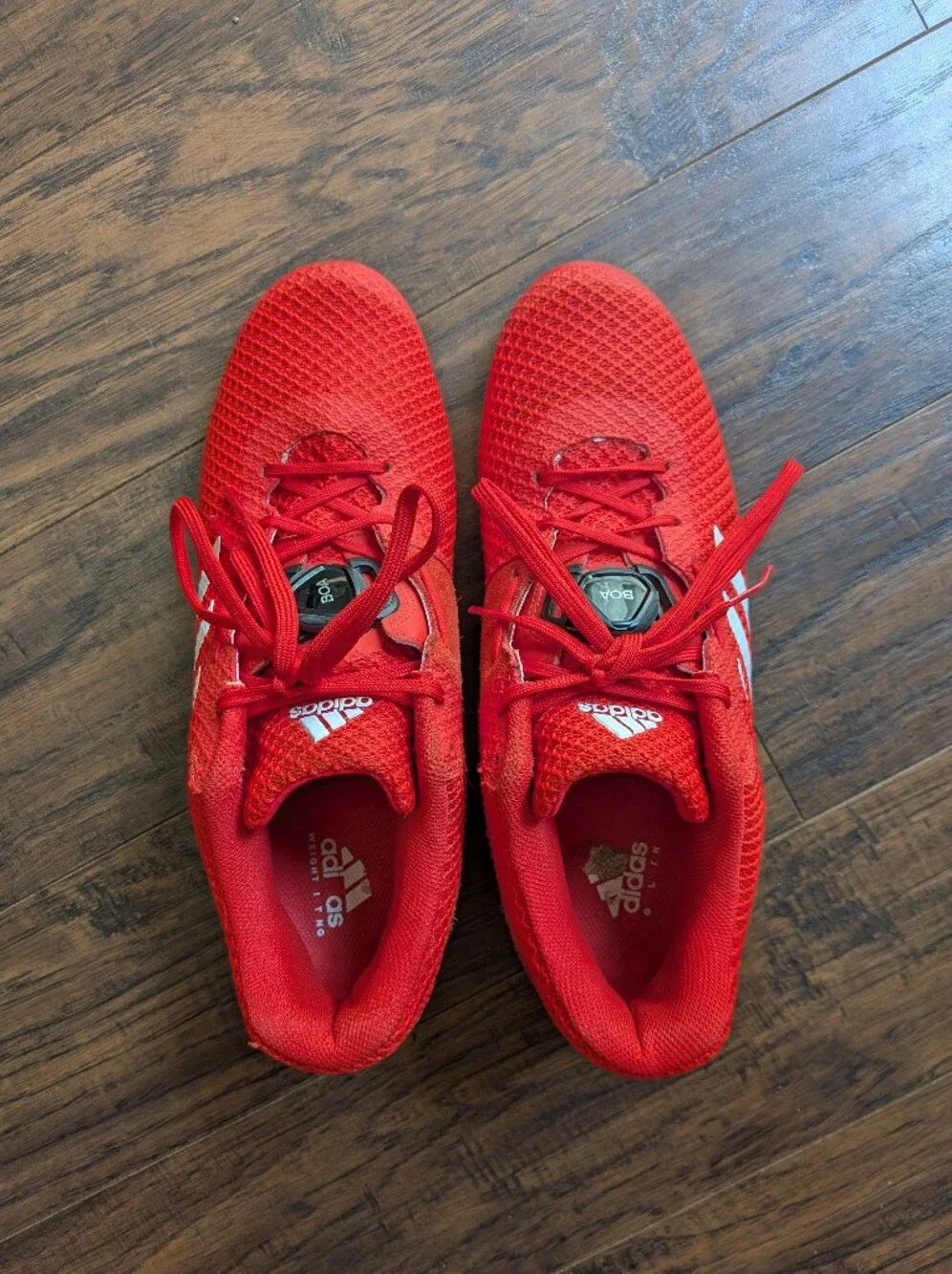 Adidas Leistung II Weightlifting Shoes Size 10.5 Mens Red